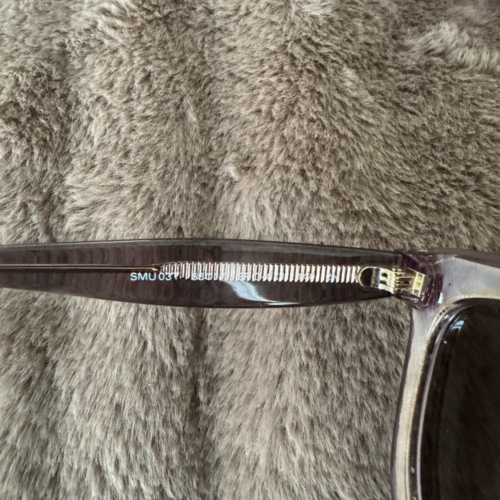 Miu Miu MU03TS Pink Purple Glitter Sunglasses - Picture 4 of 11